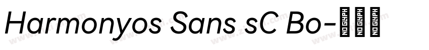 Harmonyos Sans sC Bo字体转换